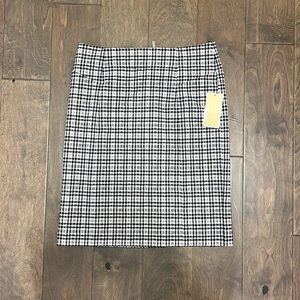 Michael Kors Plaid Pencil Skirt